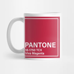 Pantone 18-1750 TCX Viva Magenta , color of the year 2023 Mug